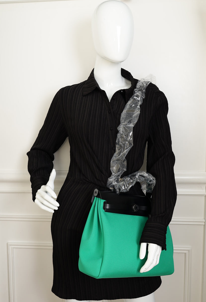 Hermes Bicolor Herbag Zip 31 Laque Bag
