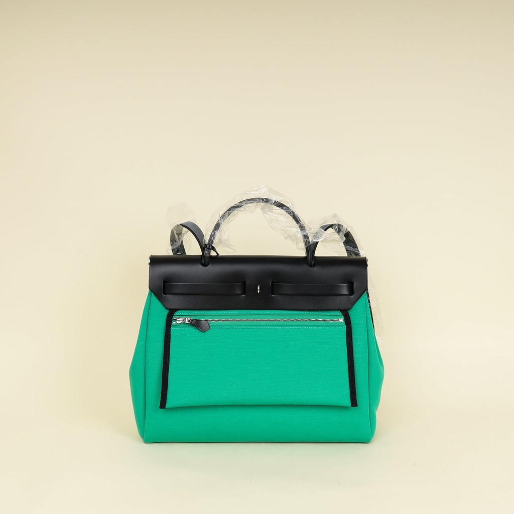 Hermes Bicolor Herbag Zip 31 Laque Bag
