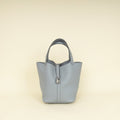 Hermes Gris Pantin Picotin Lock 22 Bag