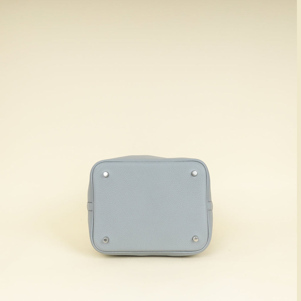 Hermes Gris Pantin Picotin Lock 22 Bag