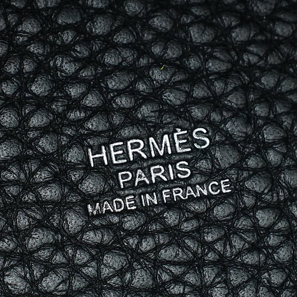 Hermes Noir Picotin Lock 18 Bag