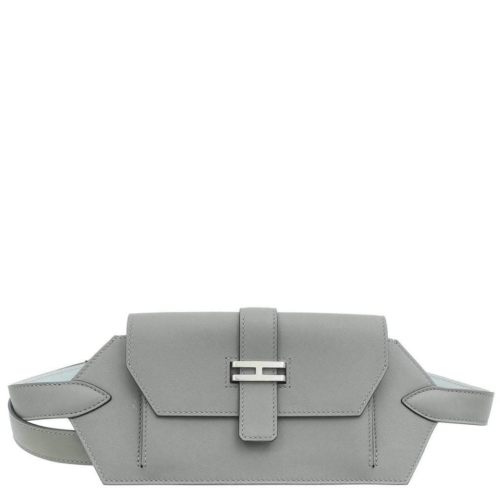 Hermes Gris Meyer Elan Pocket 24 Belt Bag
