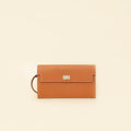 Hermes Gold Madame Kelly Pocket Long Wallet