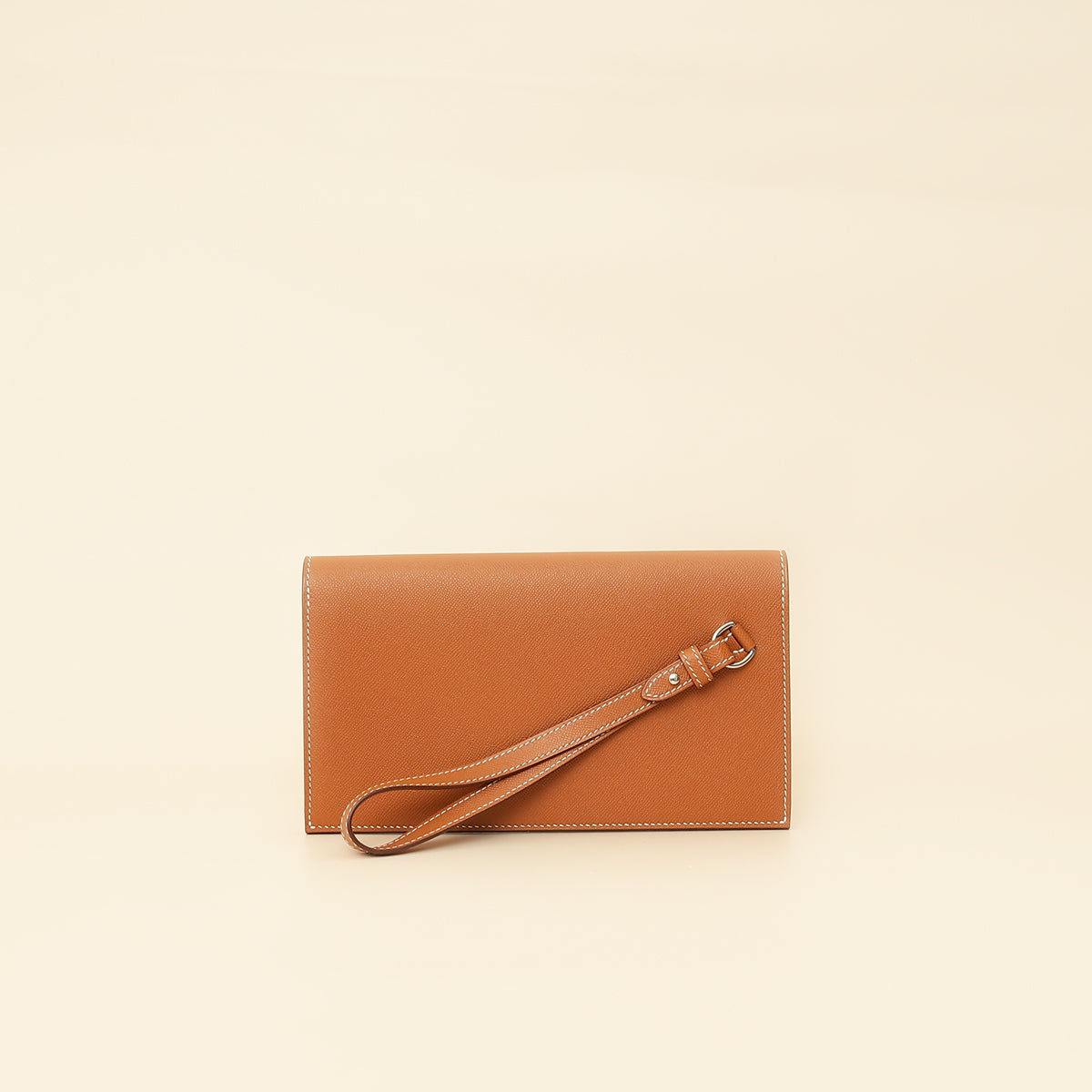 Hermes Gold Madame Kelly Pocket Long Wallet