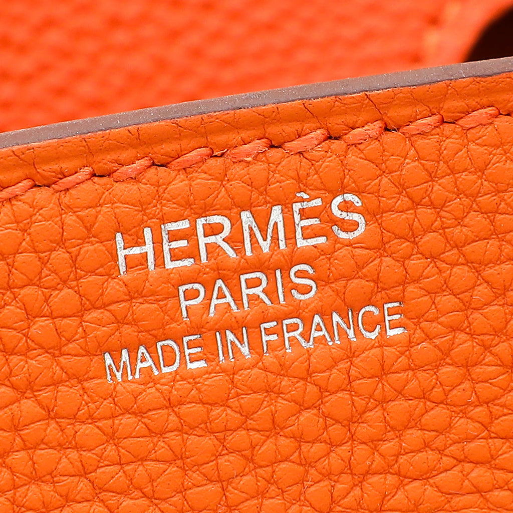 Hermes Feu Coup De Soleil Birkin HAC 40 Shadow Clochette and Lock Bag