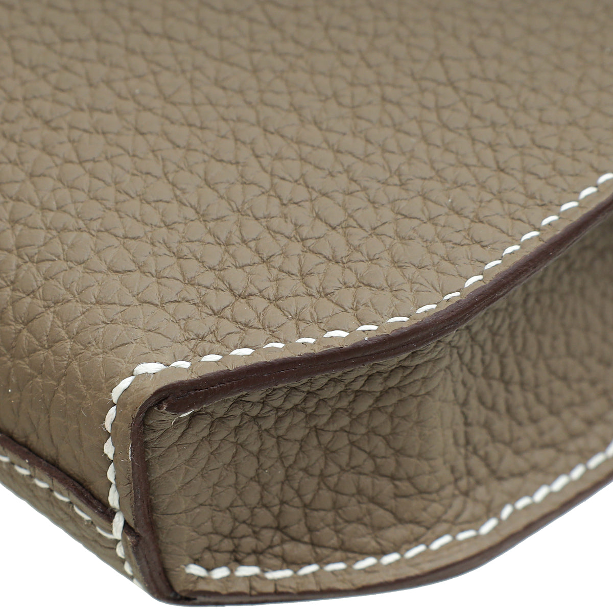 Hermes Etoupe Kelly Depeches 25 Pouch