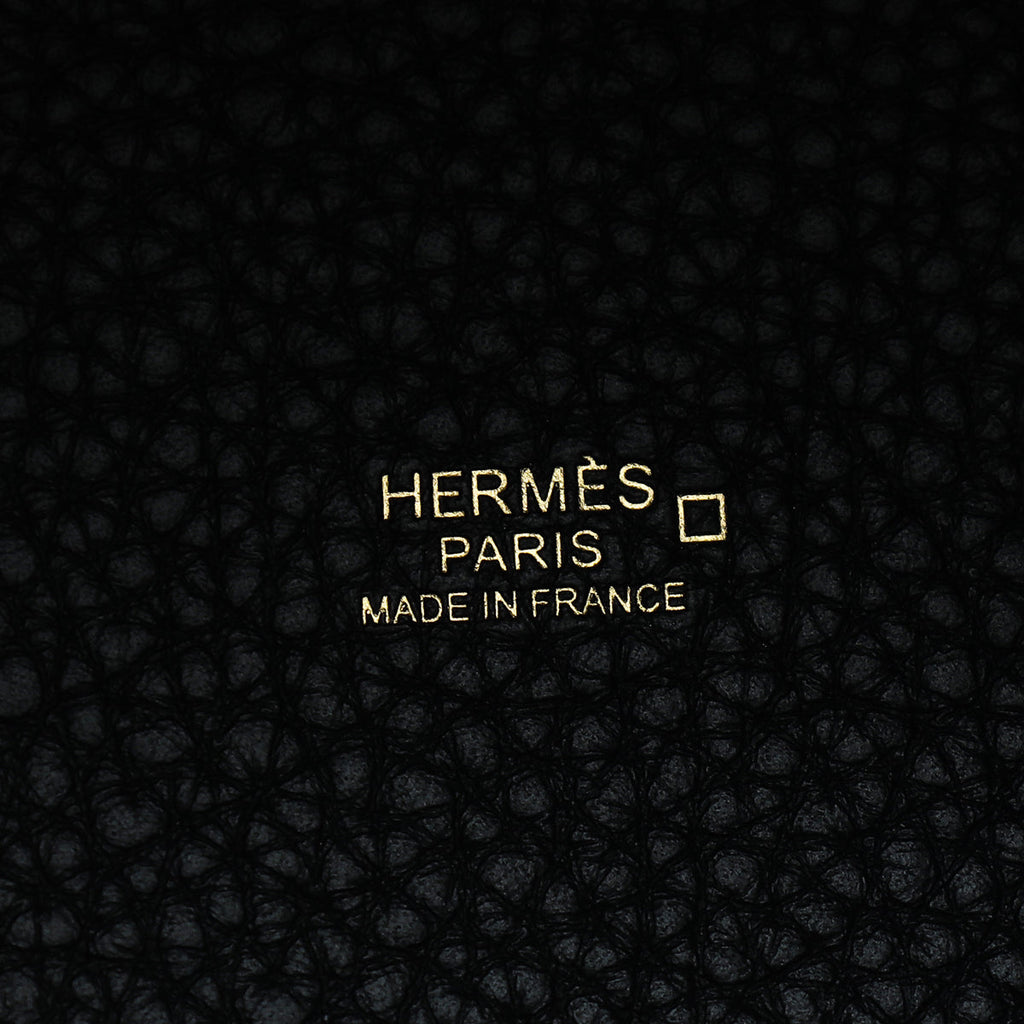 Hermes Noir Picotin Lock 18 Touch Bag