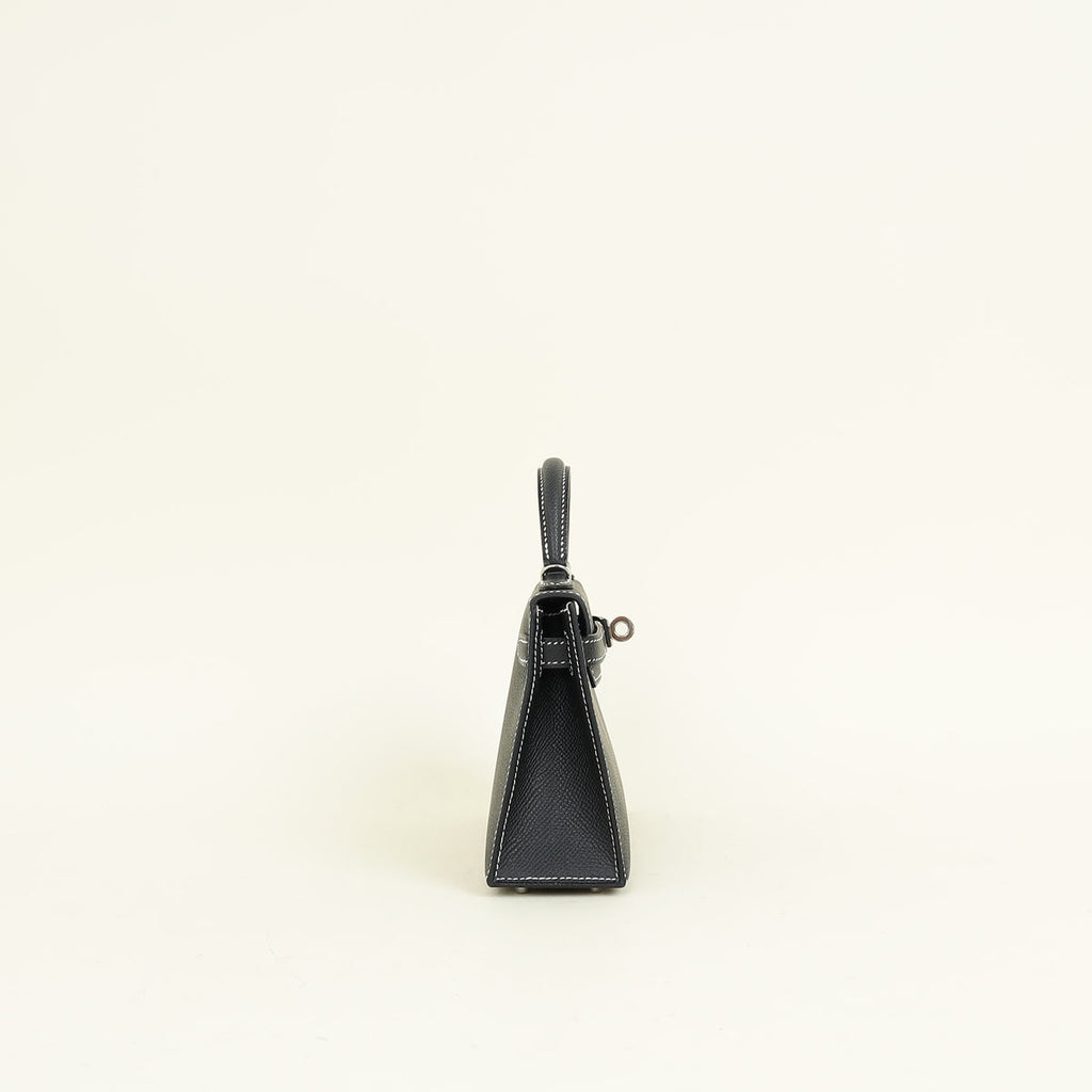 Hermes Noir HSS Mini Kelly Bag