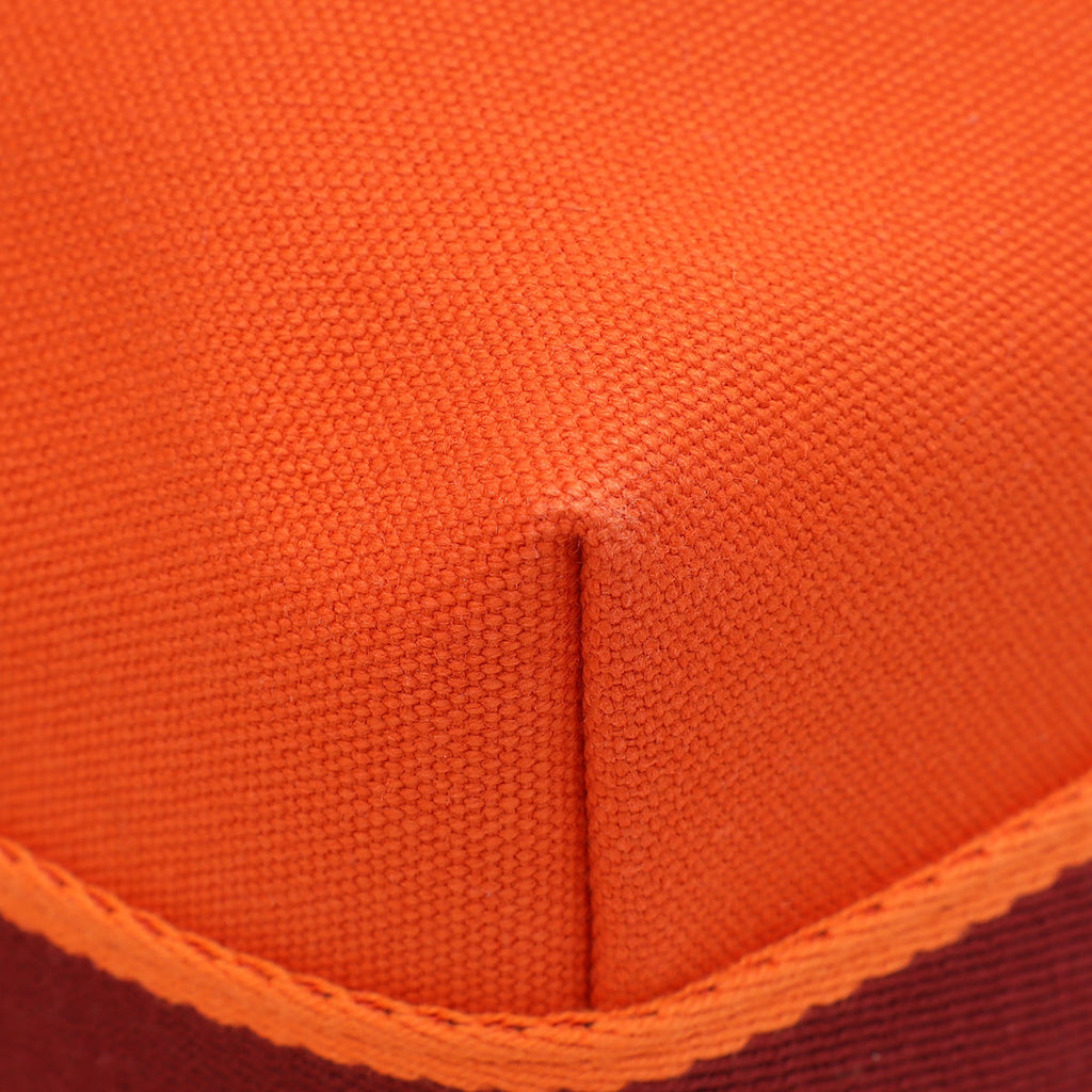 Hermes Orange Feu Bride-A-Brac Small Case