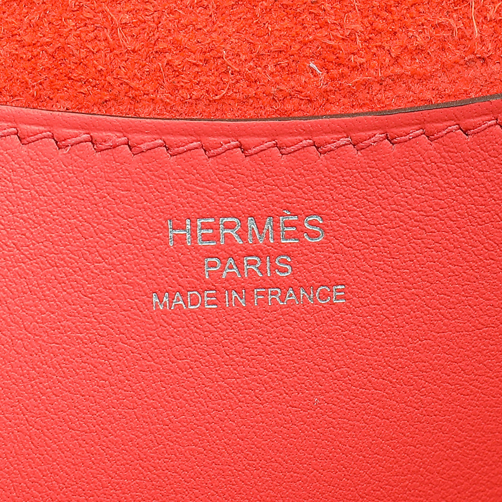 Hermes Rose Texas In-The-Loop 18 Bag