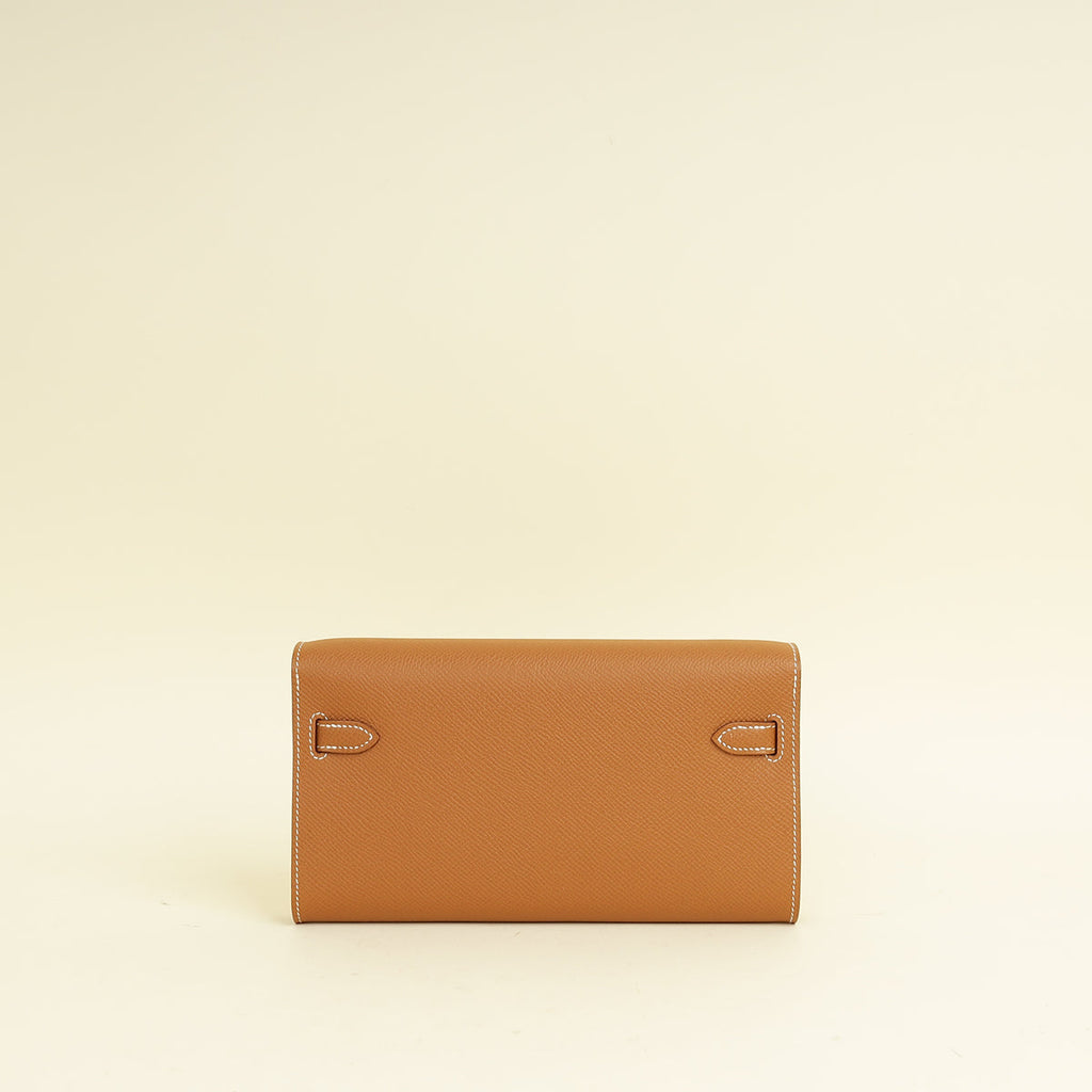 Hermes Gold Kelly To Go Wallet