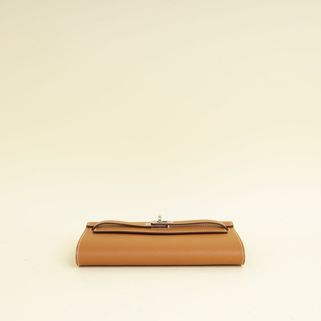 Hermes Gold Kelly To Go Wallet