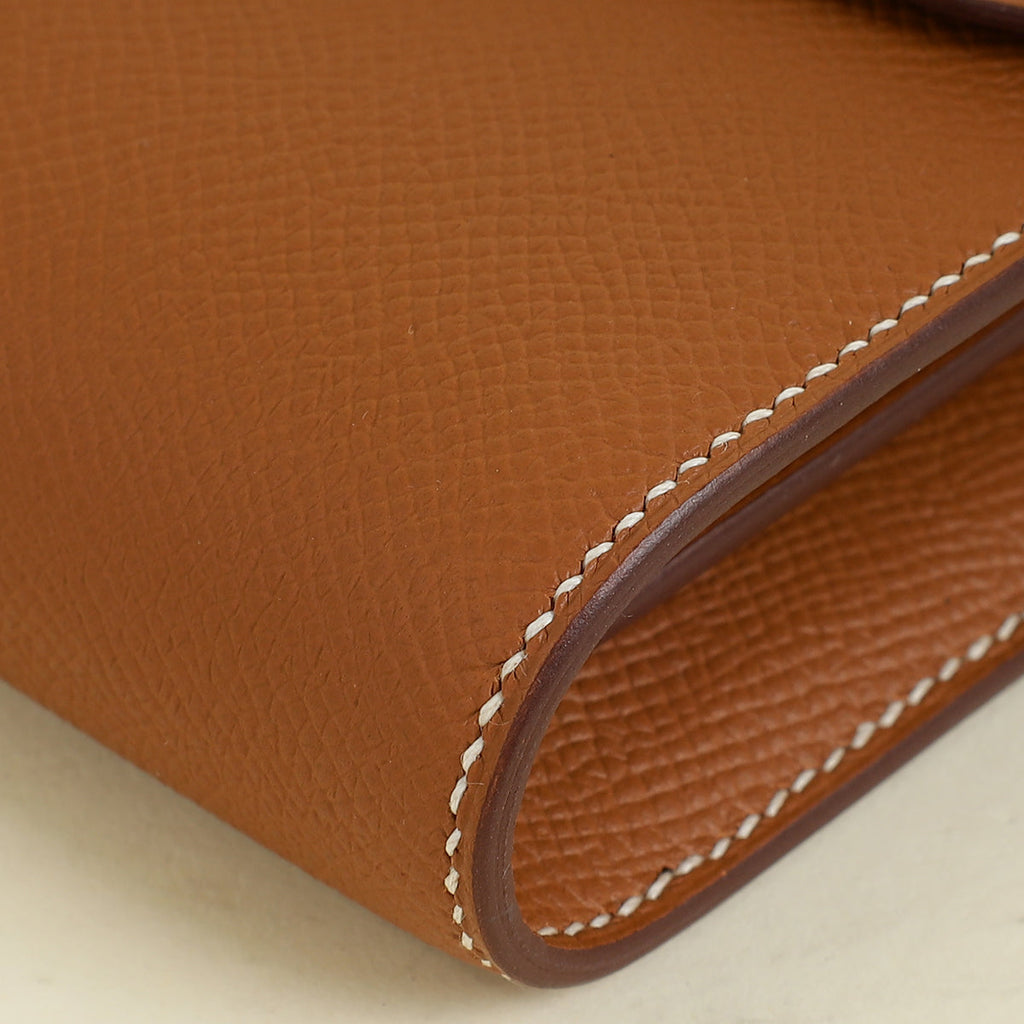 Hermes Gold Constance To Go Wallet