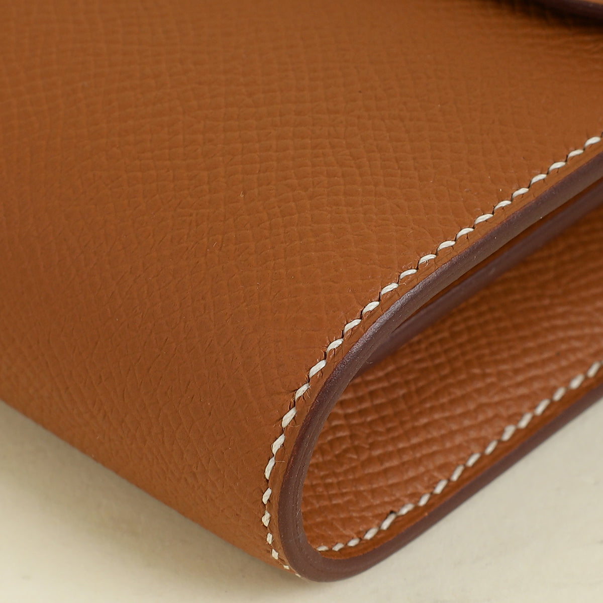 Hermes Gold Constance To Go Wallet