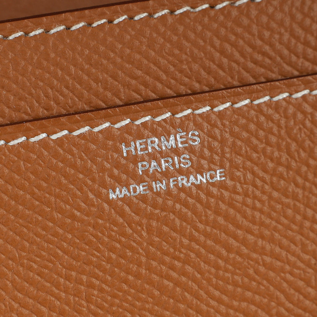 Hermes Gold Constance To Go Wallet