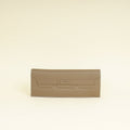 Hermes Etoupe Birkin Shadow Clutch