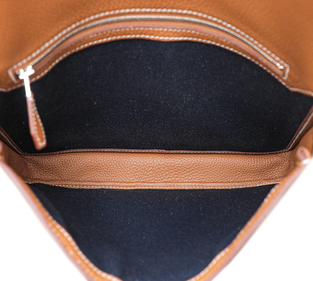 Hermes Gold Steve Light Junior Messenger Bag