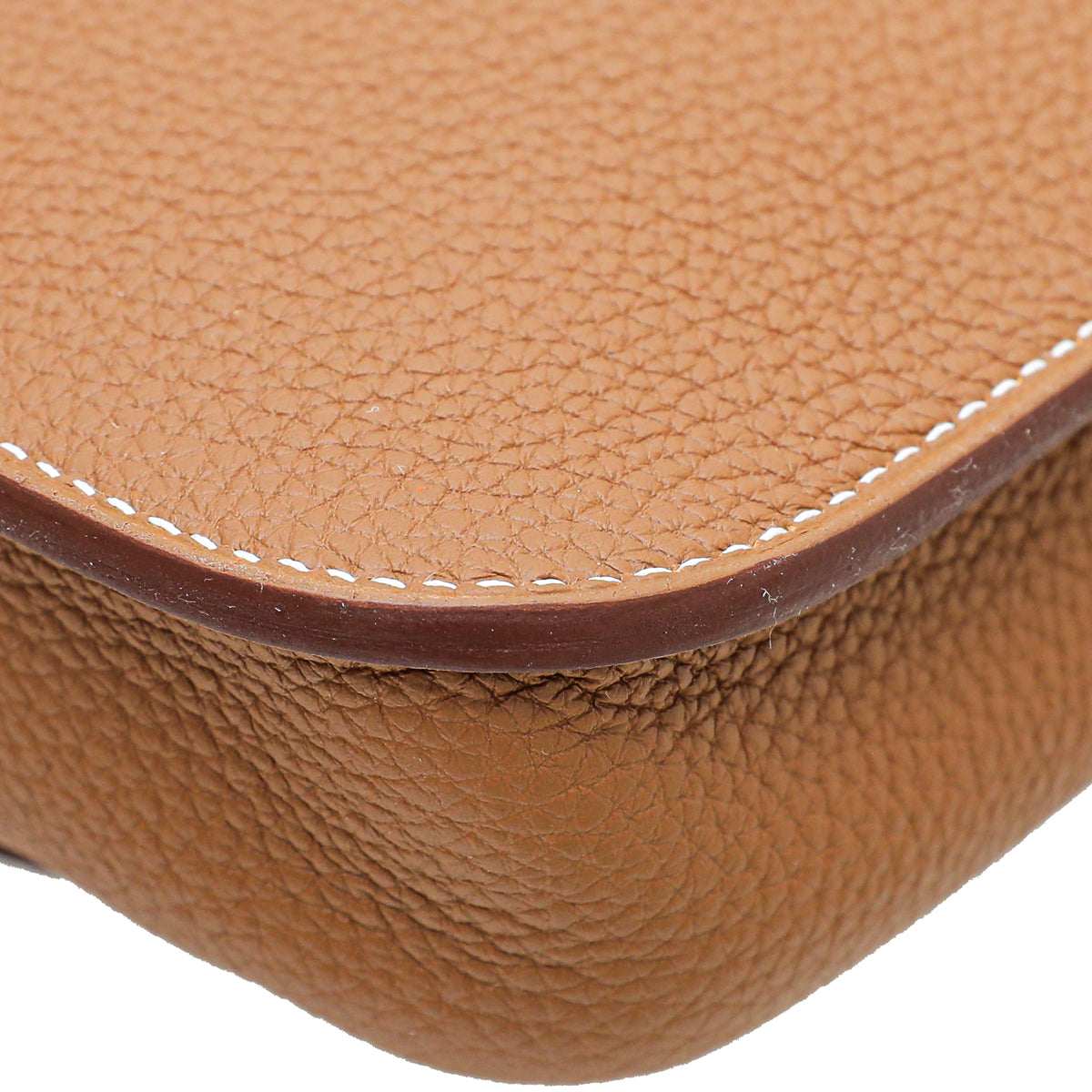 Hermes Gold Steve Light Junior Messenger Bag