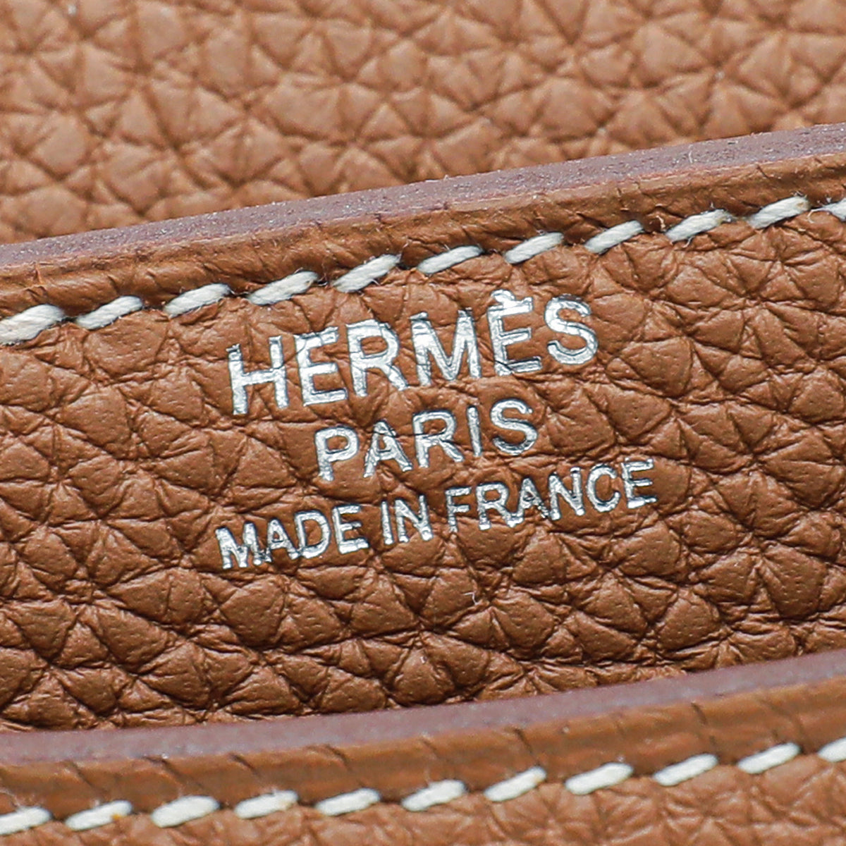 Hermes Gold Steve Light Junior Messenger Bag