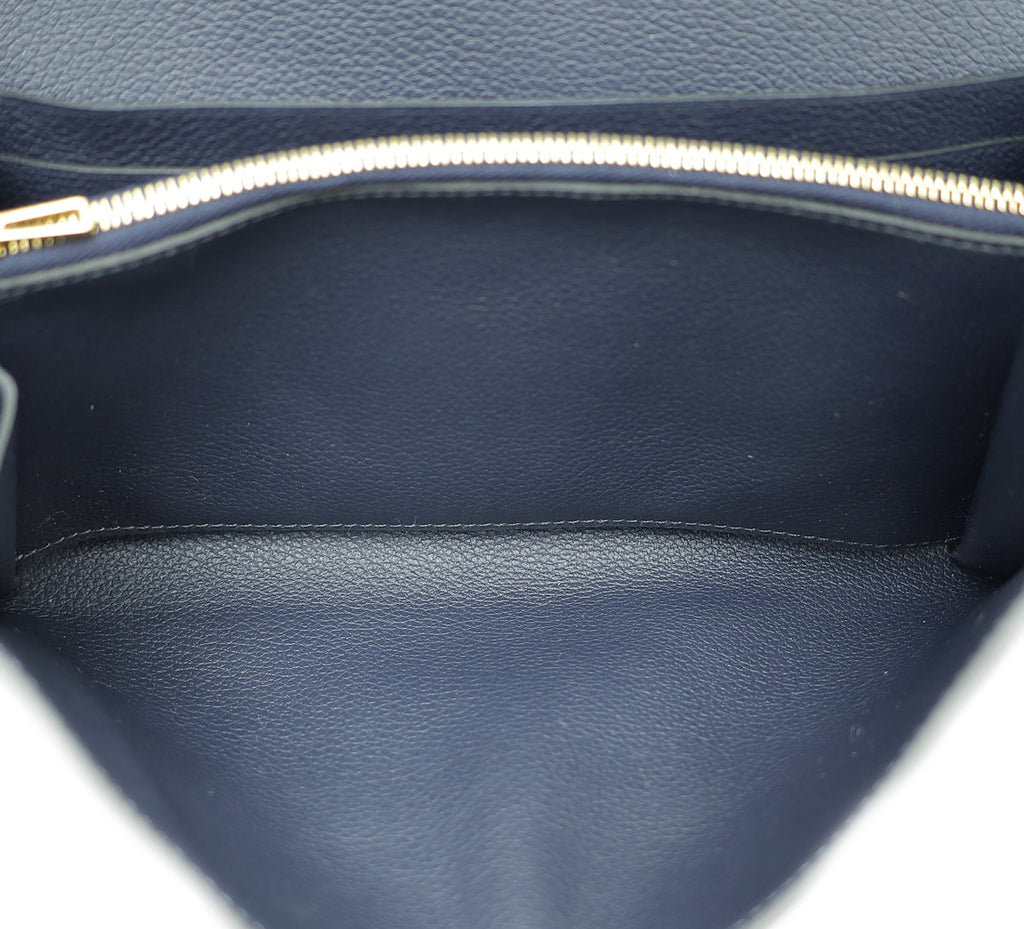 Hermes Bleu De Malte Constance To Go Wallet