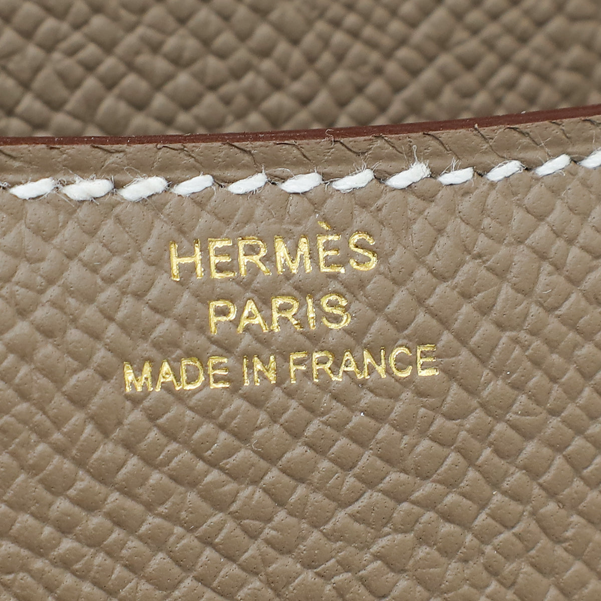 Hermes Etoupe Constance III Mini Re-Edition Bag