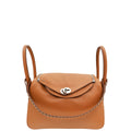 Hermes Gold Lindy 26 Tressage Bag