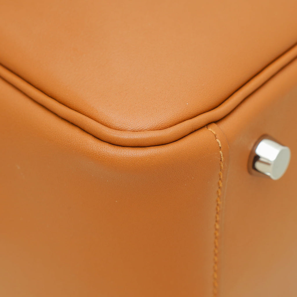 Hermes Gold Lindy 26 Tressage Bag