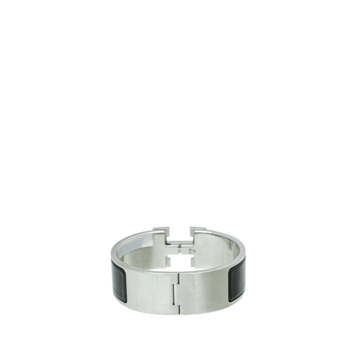 Hermes Noir Clic Clac H GM Bracelet