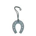 Hermes Bleu Lin Horse Shoe Paddock Bag Charm