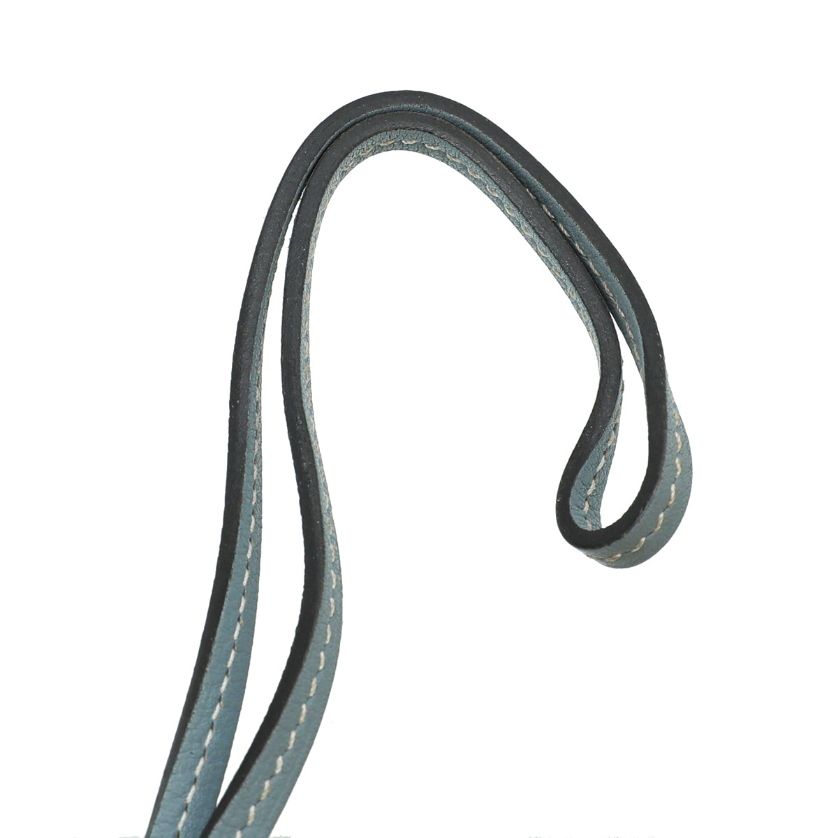 Hermes Bleu Lin Horse Shoe Paddock Bag Charm