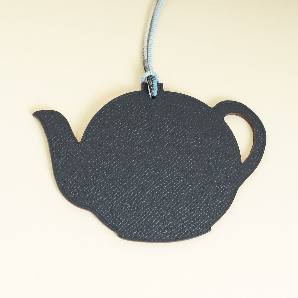 Hermes Bicolor Petit H Teapot Bag Charm