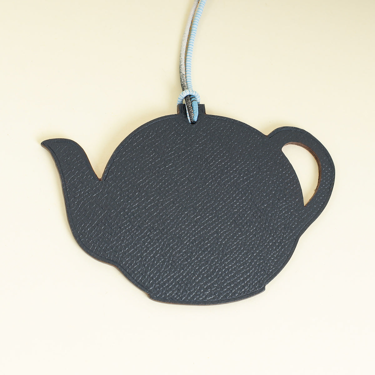Hermes Bicolor Petit H Teapot Bag Charm