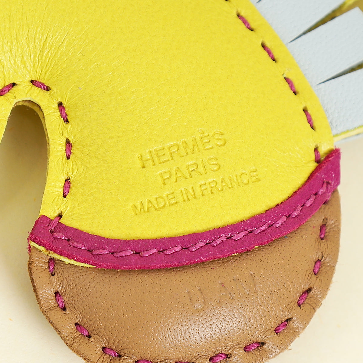 Hermes Multicolor GeeGee Camail Bag Charm