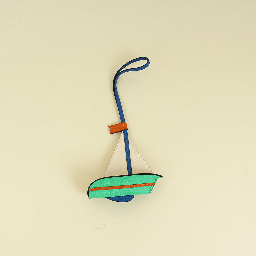 Hermes Multicolor Sail Boat Bag Charm