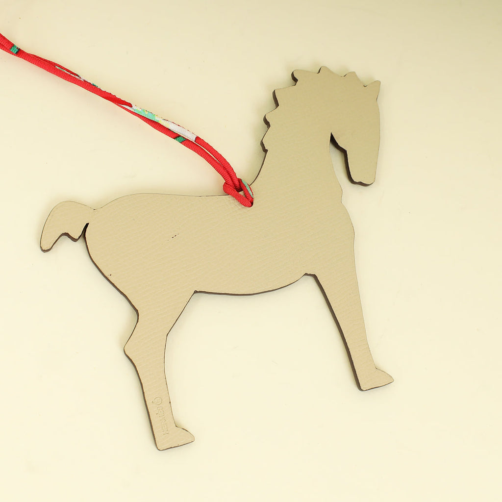 Hermes Noir Petit H Horse Charm