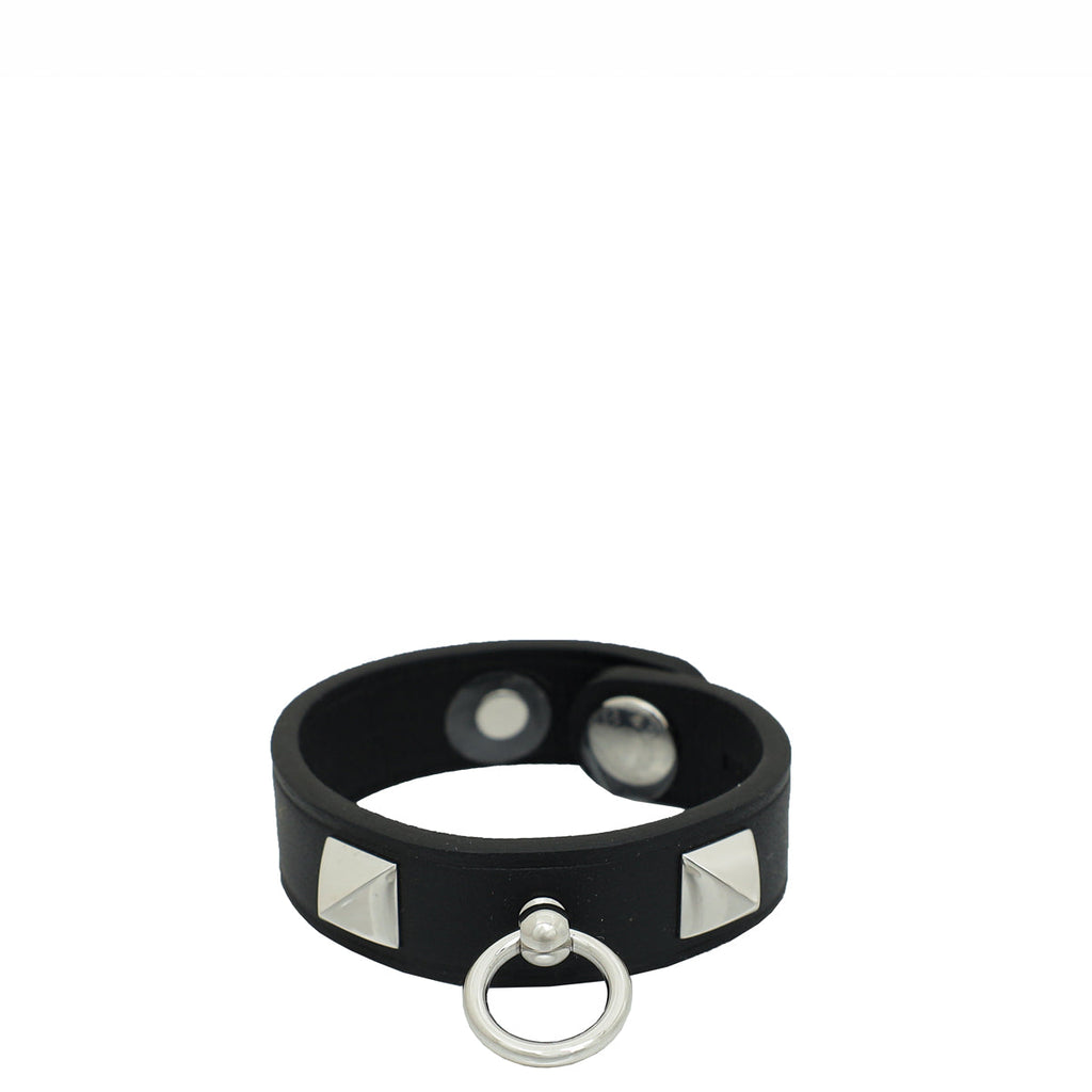 Hermes Noir Rivale Glove Swift Clip