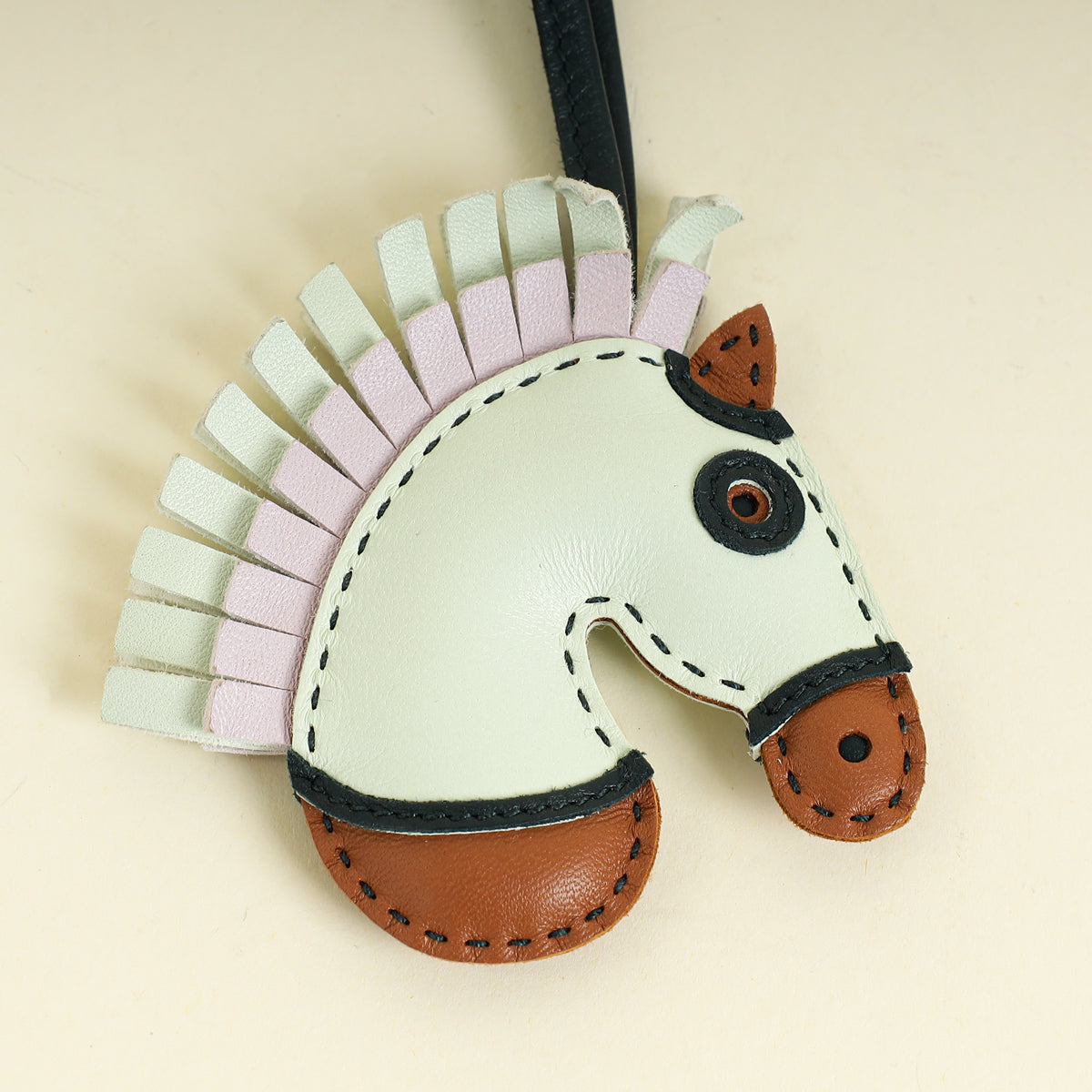 Hermes Tricolor Geegee Camail Bag Charm