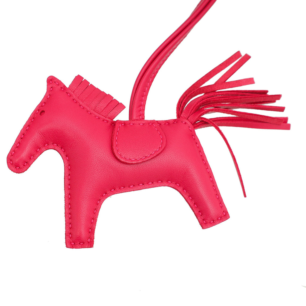 Hermes Rose Mexico Grigri Rodeo Bag Charm