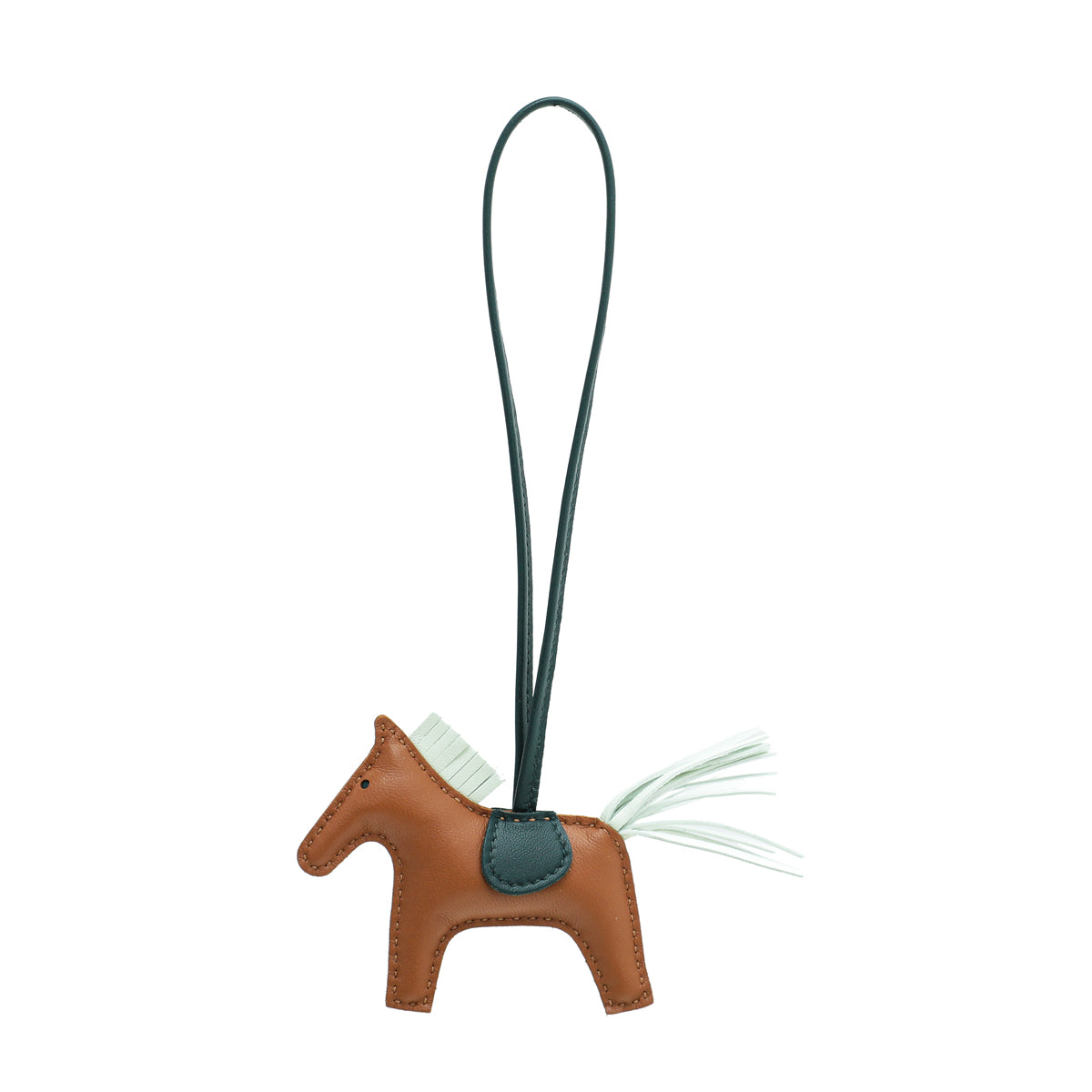 Hermes Tricolor Rodeo Bag Charm PM