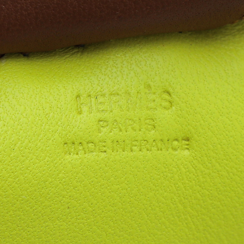 Hermes Tricolor Rodeo MM Bag Charm