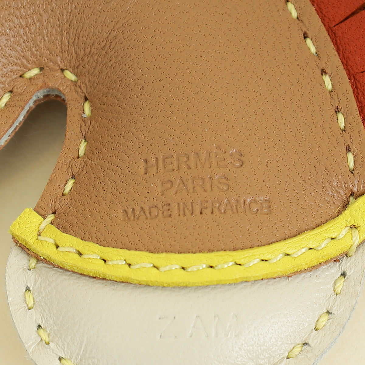 Hermes Tricolor GeeGee Bag Charm