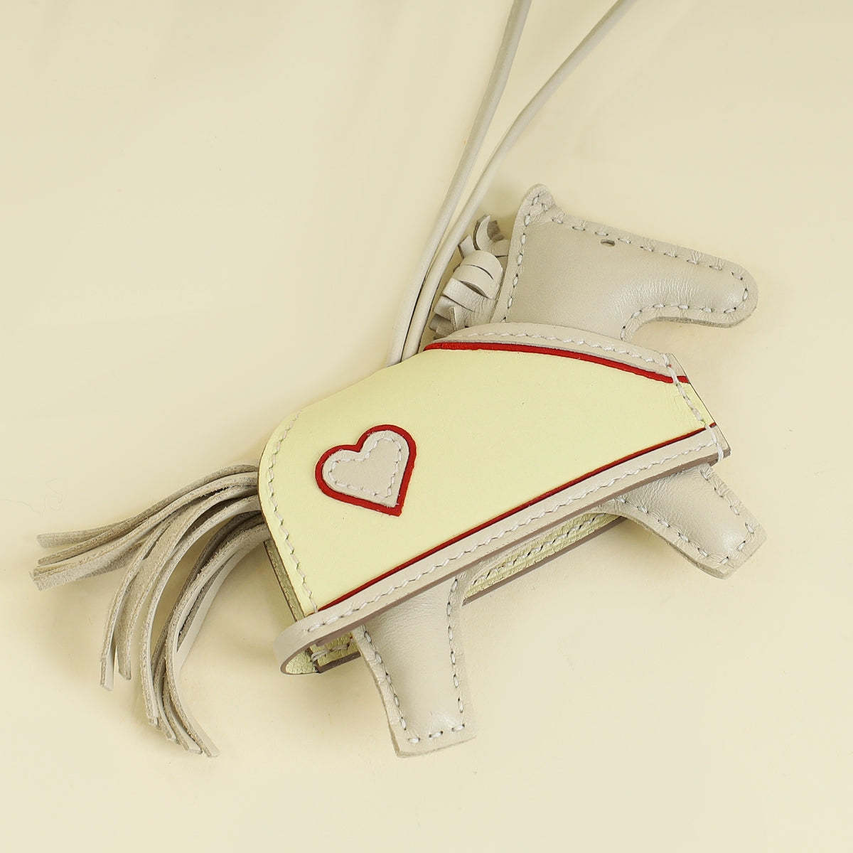 Hermes Tricolor Rodeo Robeo Coeur PM Charm