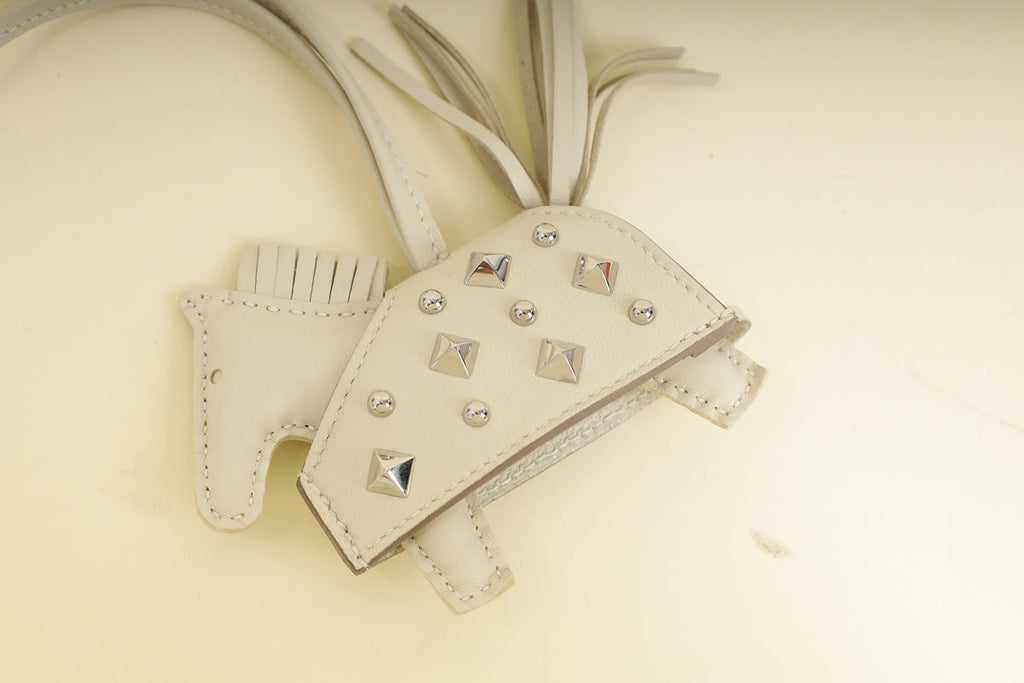 Hermes Craie Rodeo Rock Studded PM Bag Charm