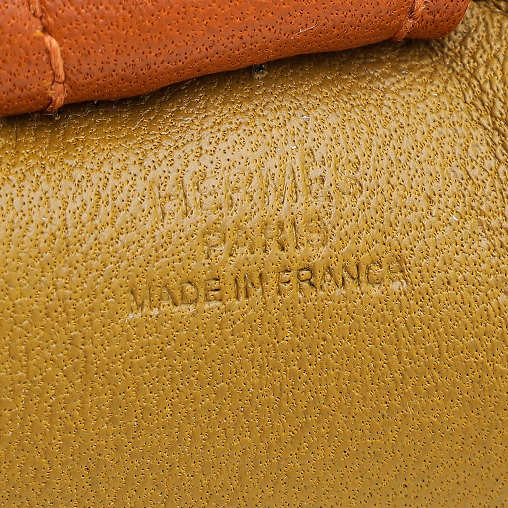 Hermes Brown Celeste Rodeo PM Bag Charm