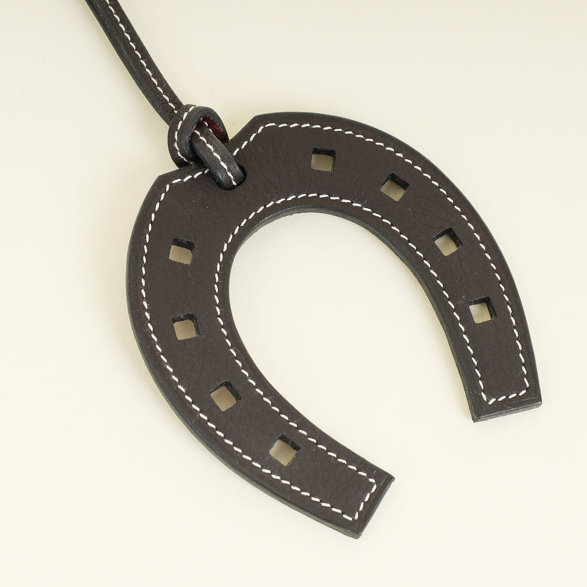 Hermes Bicolor Horse Shoe Paddock Bag Charm