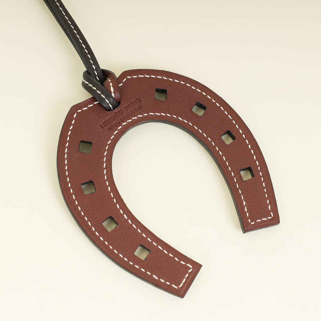 Hermes Bicolor Horse Shoe Paddock Bag Charm