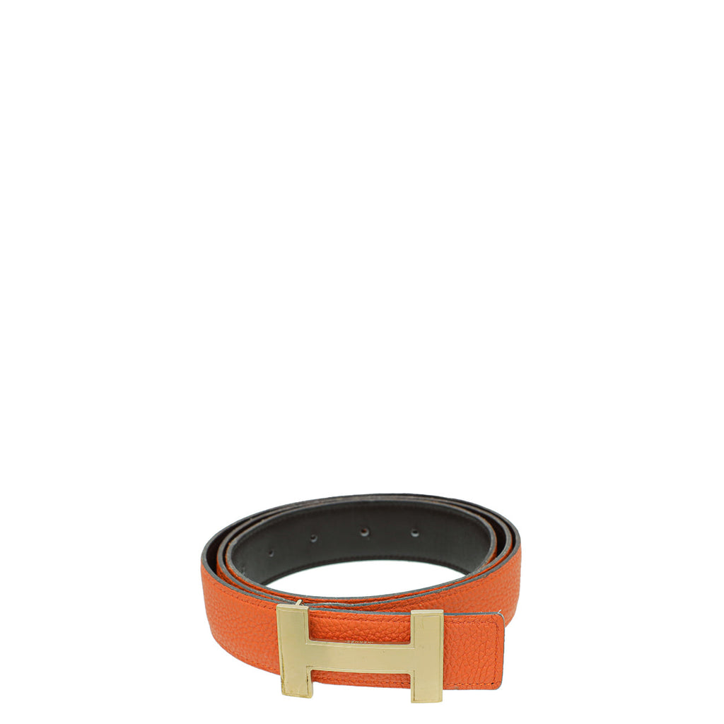Hermes Bicolor H Buckle 32mm Belt
