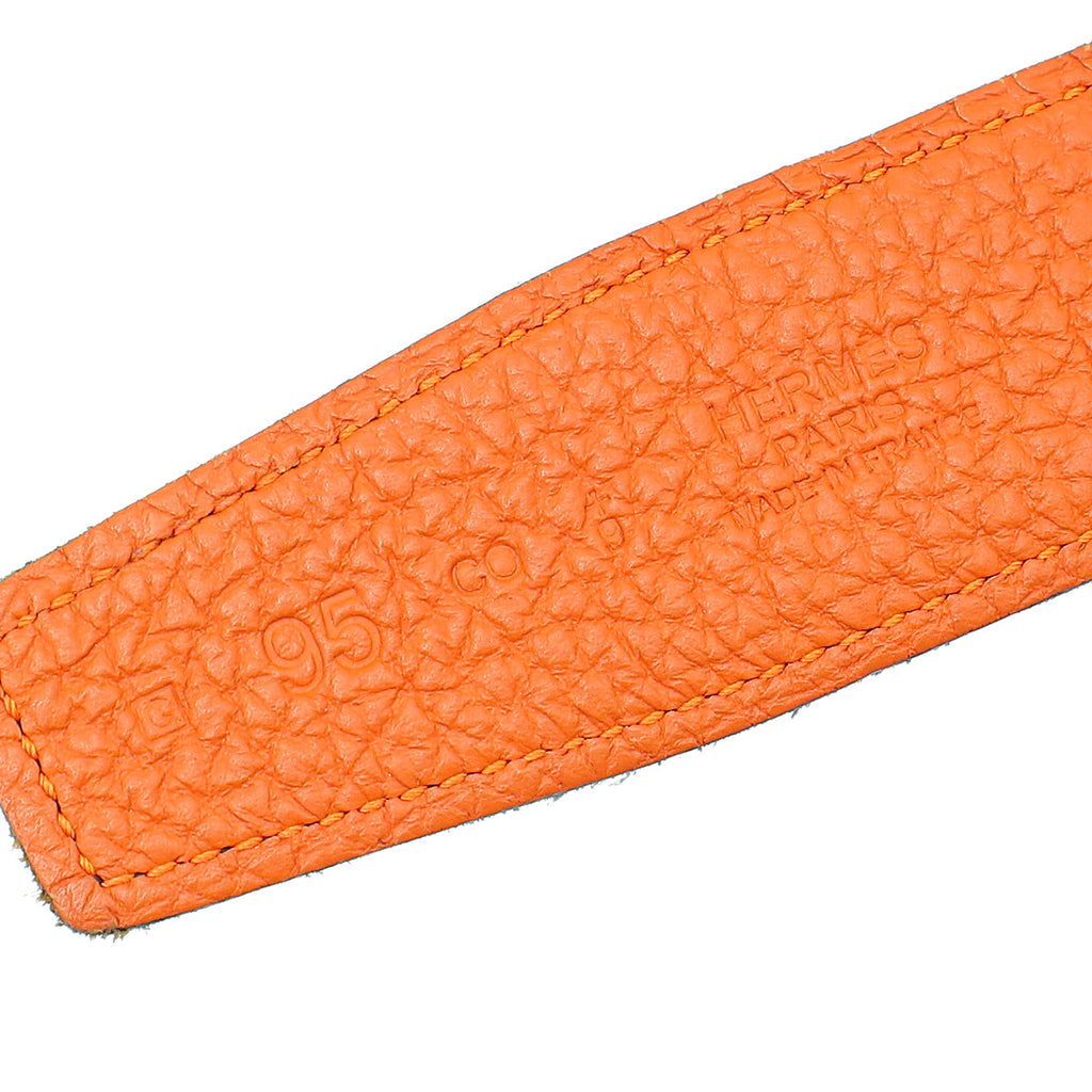 Hermes Bicolor H Buckle 32mm Belt