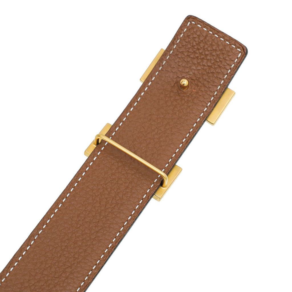 Hermes Bicolor H Buckle Reversible 32mm Belt