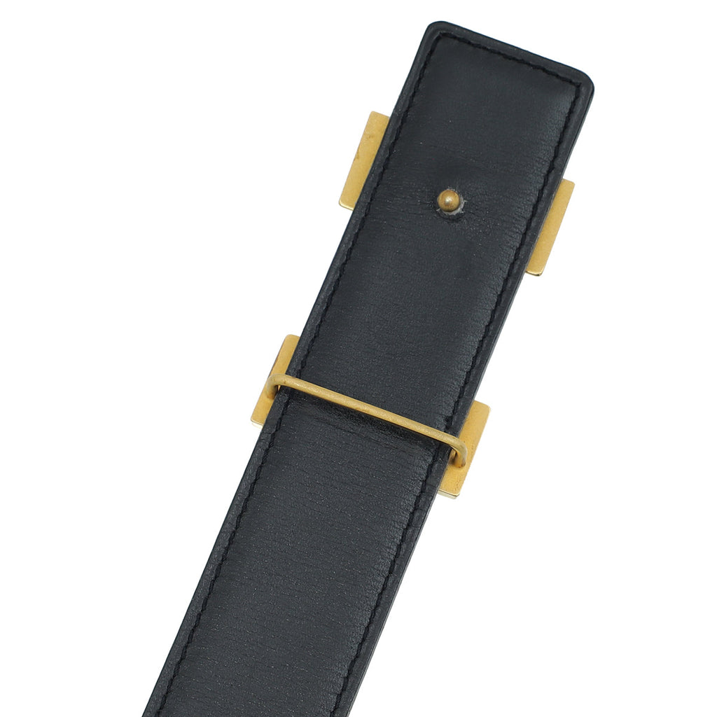 Hermes Bicolor H Belt Buckle & Reversible 32mm Belt
